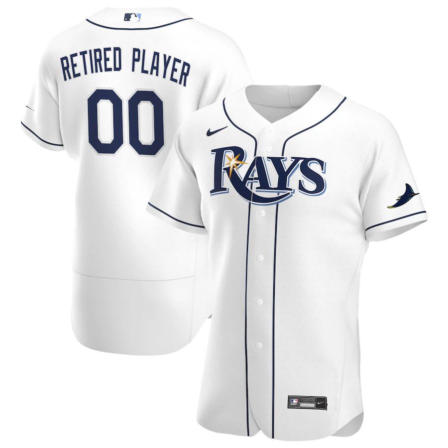Mens Tampa Bay Rays Nike White Home Pick-A-Player Retired Roster Authentic MLB Jerseys->tampa bay rays->MLB Jersey